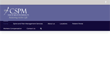 Tablet Screenshot of cspmpain.com
